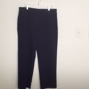 Talbots Women’s navy pull on French Terry pants